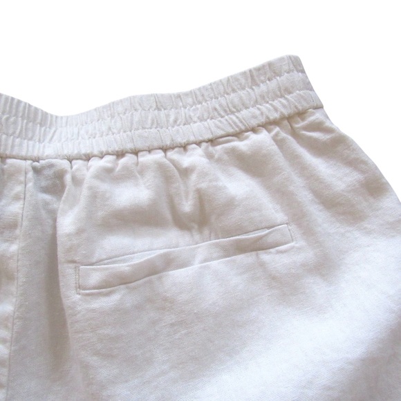 Banana Republic Factory Elegant White Wide-Leg Crop Pants - Picture 9 of 13